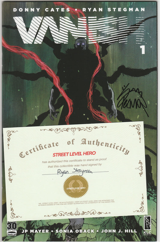 Vanish #1 KLC Press Daniel Warren Johnson Exclusive Signed by Ryan Stegman with COA