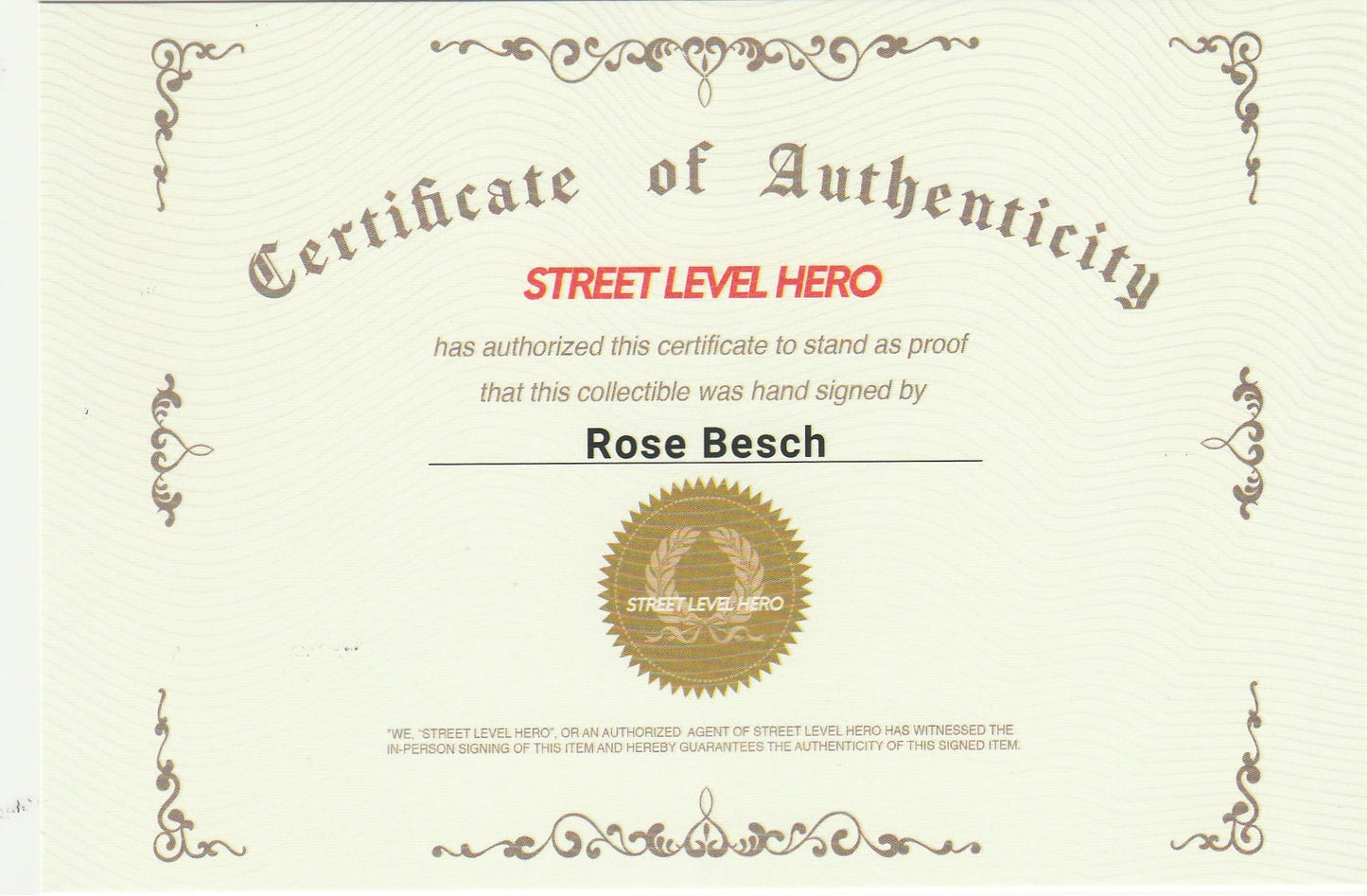 Green Lantern #3 Rose Besch Variant Signed w/ COA Debut of the Dark Star Ring