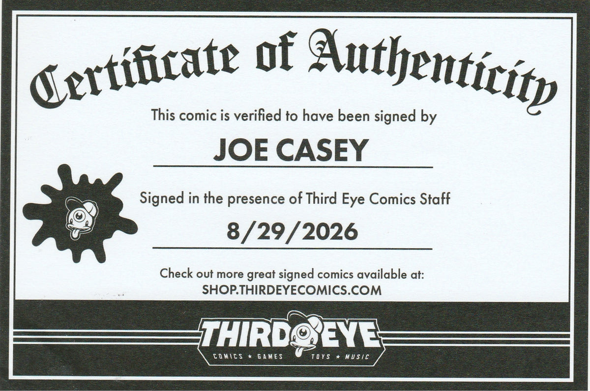 Terminal #1 - Arthur Adams Die-Cut Mask Foil Variant - Signed by Joe Casey with COA