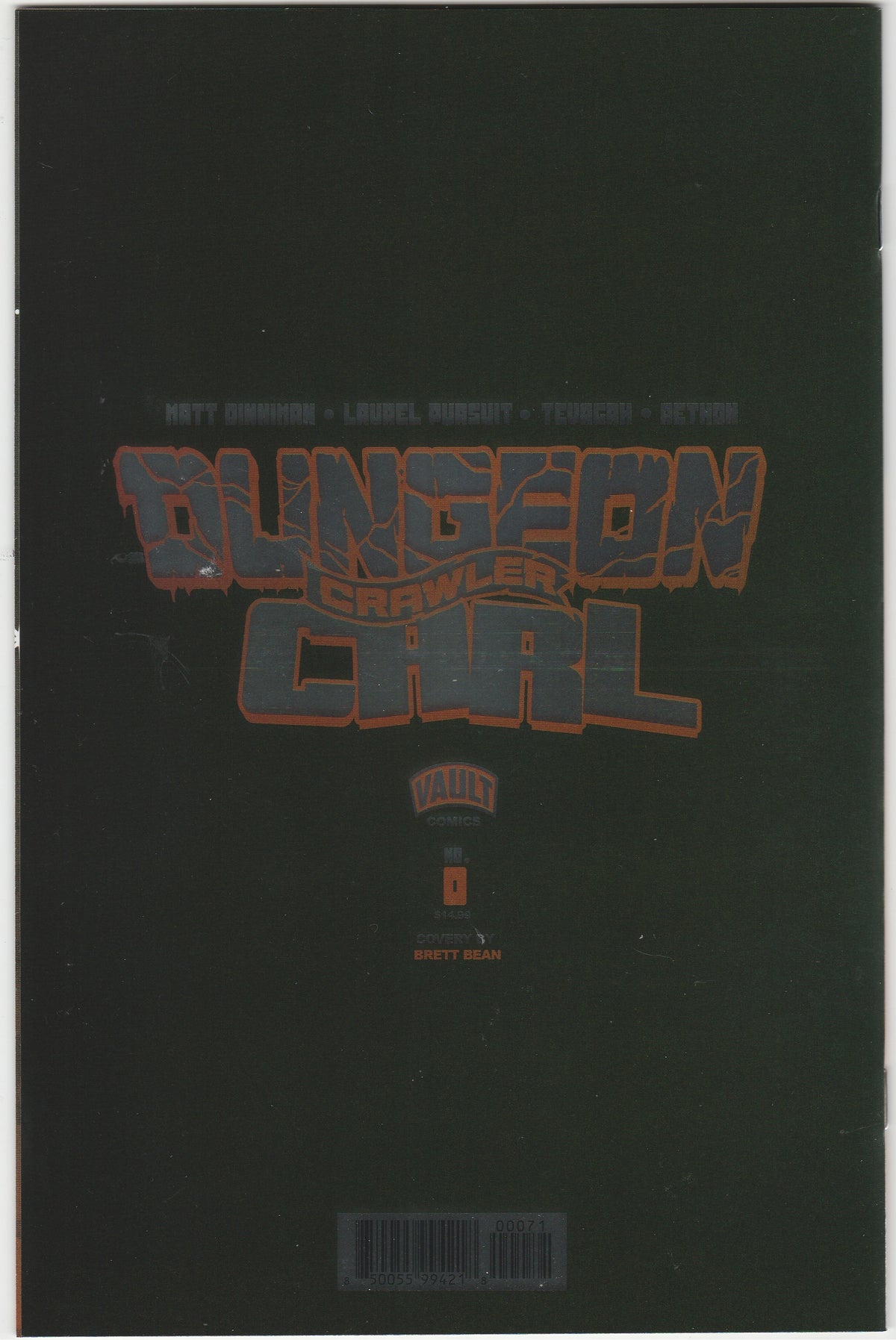 Dungeon Crawler Carl: Special Edition #0 - Brett Bean Foil Variant