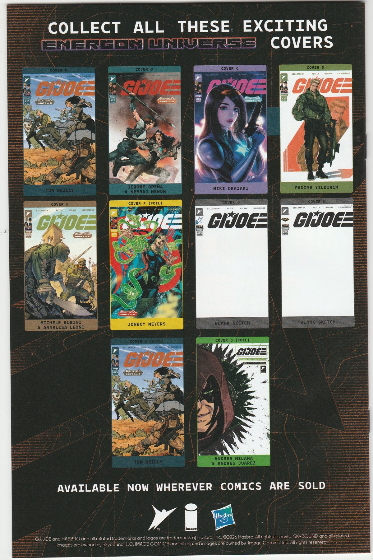 G.I. Joe Vol. 1 (Image) #25 - Fadime Yildirim Streetwear Incentive Variant (1:25)