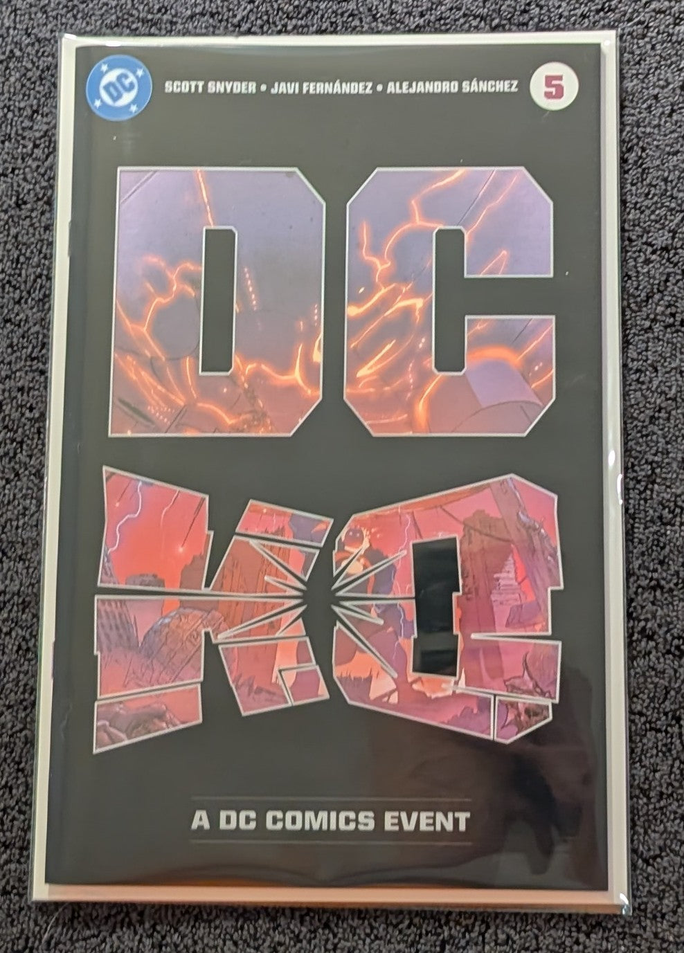 DC K.O. #1-5 Complete Cover A Acetate Matching Set DC Comics
