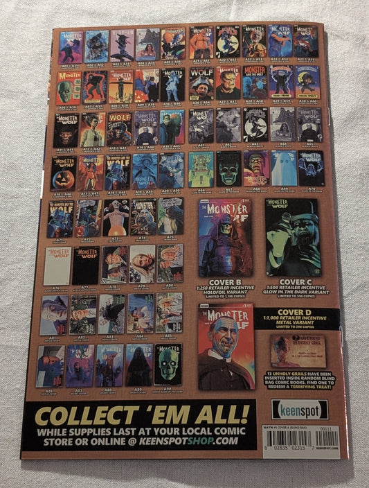 Mark Spears Monsters: The Monster and the Wolf #1A-37 Blind Bag Foil Variant