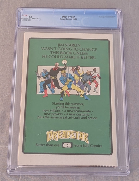 What If? #47 CGC 9.0 | What If Loki Had Found the Hammer of Thor? | Marvel 1984