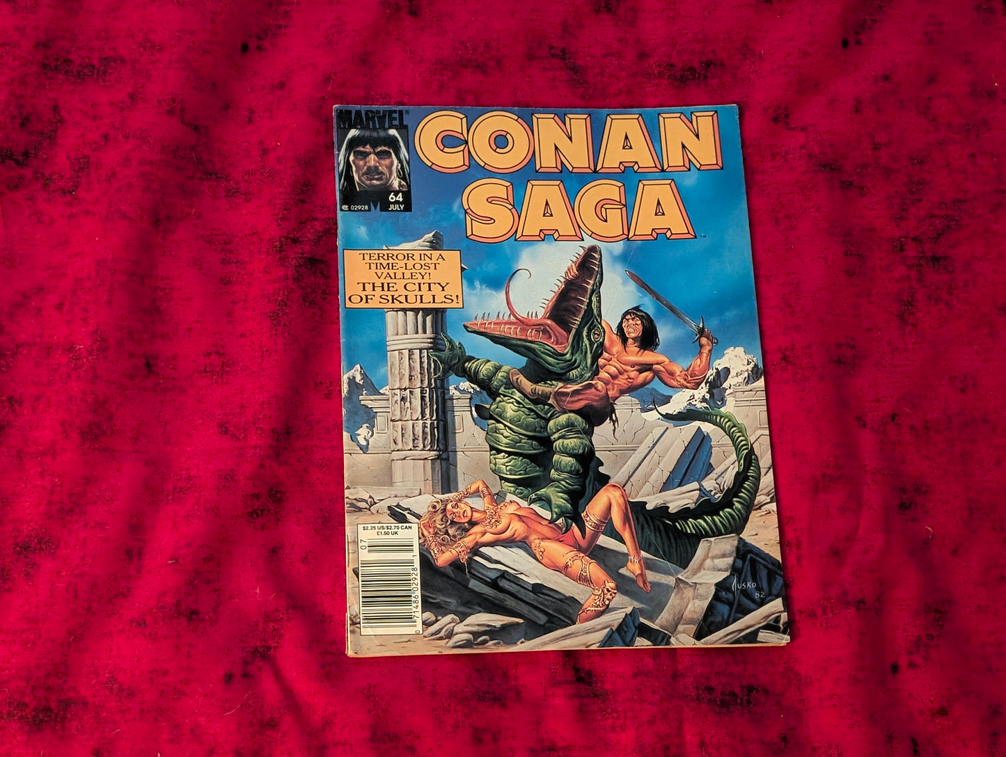 Conan Curated Comic Lot – Savage Sword of Conan & Conan Saga – 18 Issues