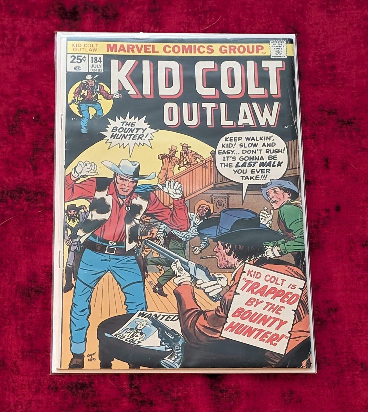 Kid Colt Outlaw #175, #179, #180, #183 and #184 Lot | Bronze Age Marvel Western Comics