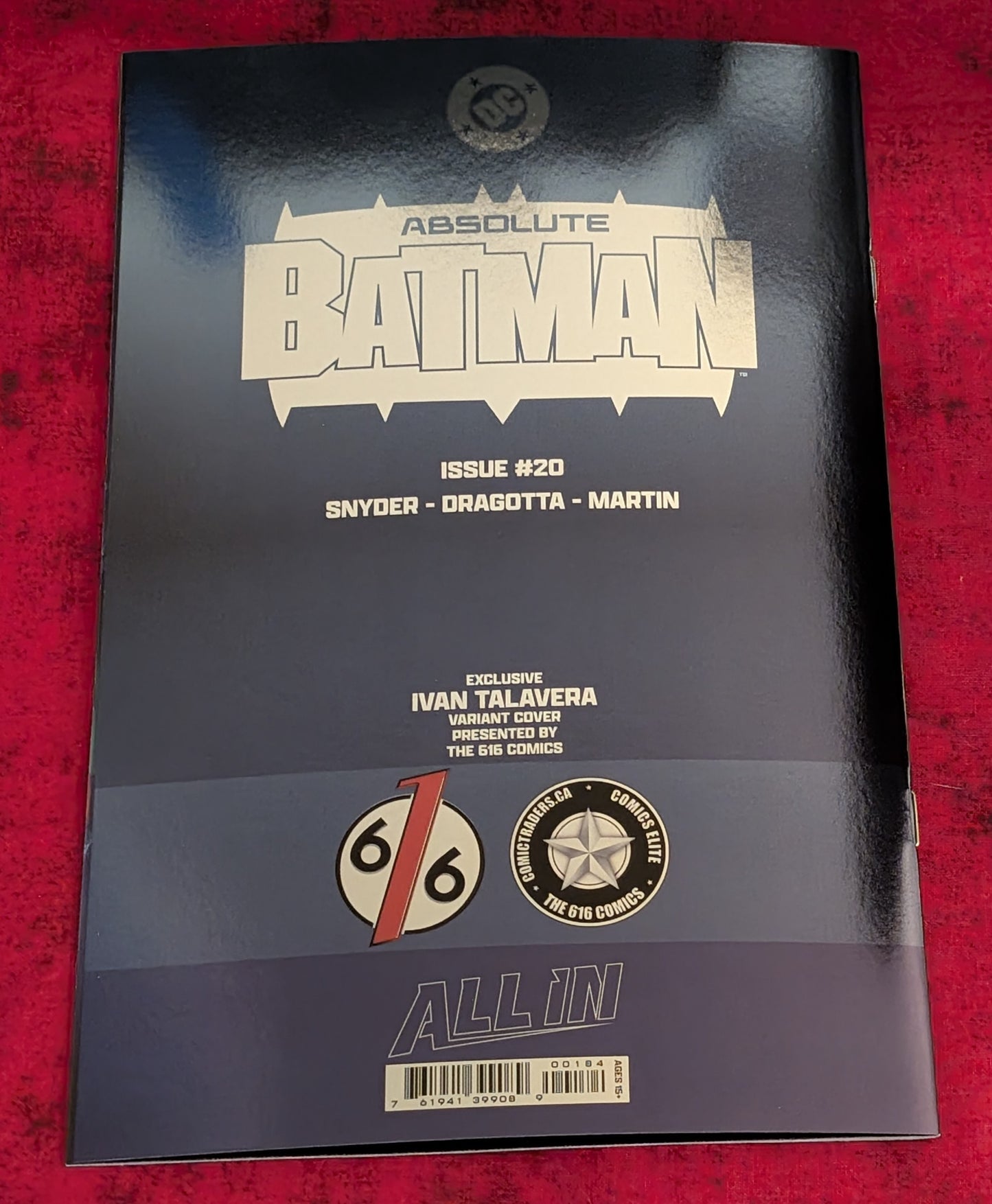 Absolute Batman #20 Iván Talavera Exclusive Foil Variant Ltd. 1000