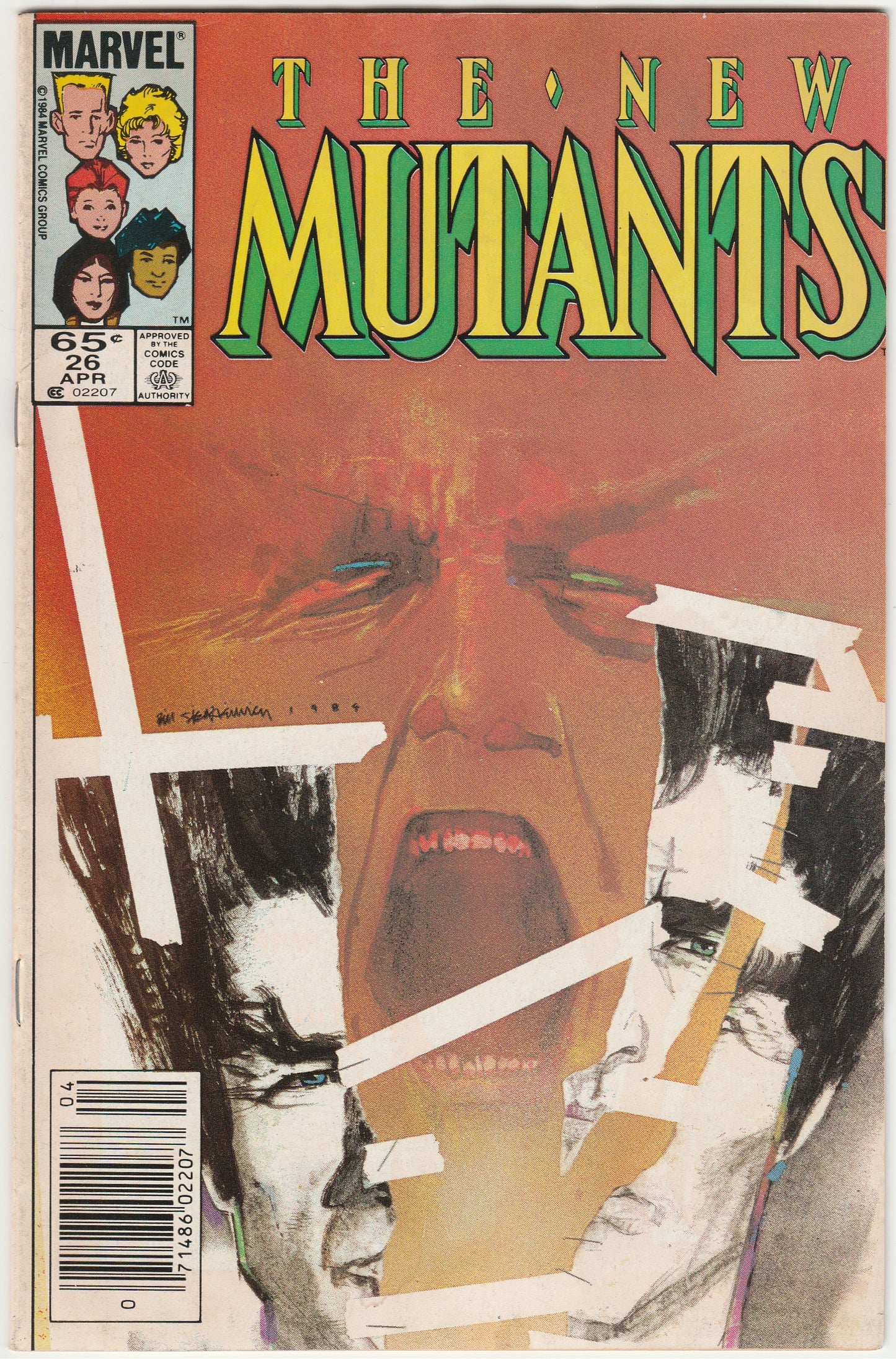 The New Mutants #25 & #26 Newsstand Set 1st Cameo and 1st Full Legion Marvel Keys