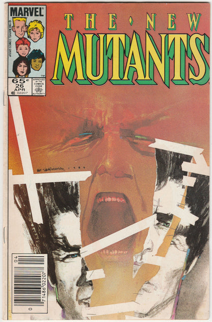 The New Mutants #25 & #26 Newsstand Set 1st Cameo and 1st Full Legion Marvel Keys