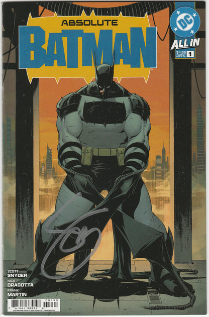 Absolute Batman #1 - 11th Printing - Signed by Scott Snyder with COA