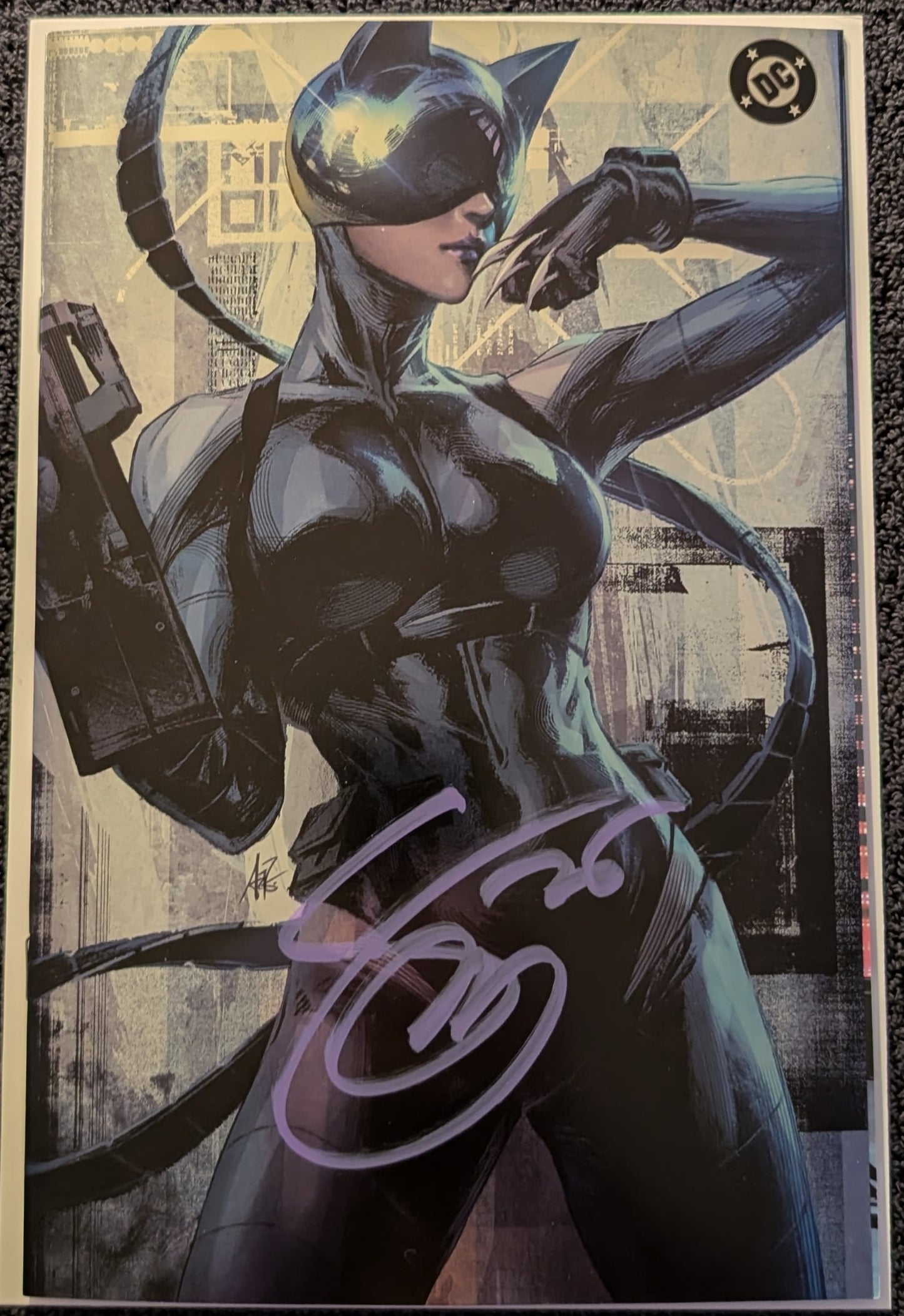 Absolute Batman #13 Artgerm Foil Signed Scott Snyder with COA