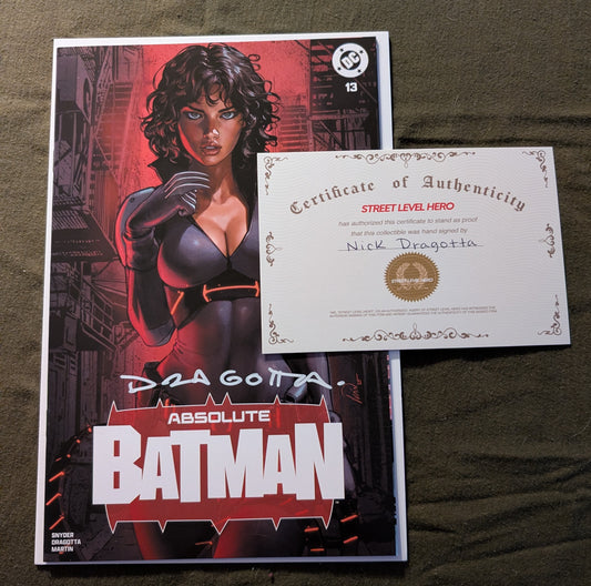 Absolute Batman #13 Iván Talavera Exclusive Variant Signed by Nick Dragotta with COA