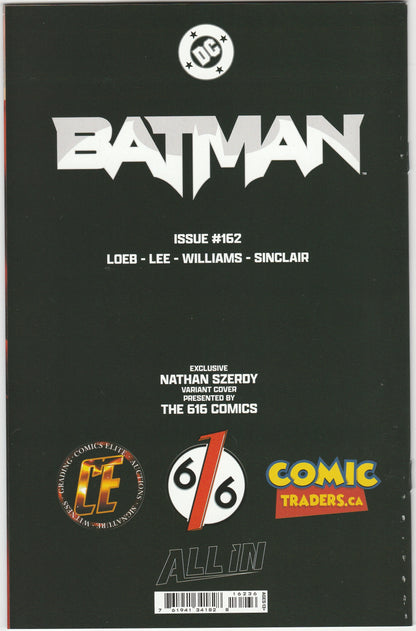Batman #162 – Nathan Szerdy Exclusive Tattoo Variant Signed with COA – Limited to 3000