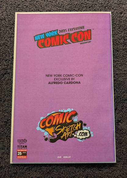 Conan the Barbarian #25 NYCC 2025 Cardona Variant Double Signed with COA