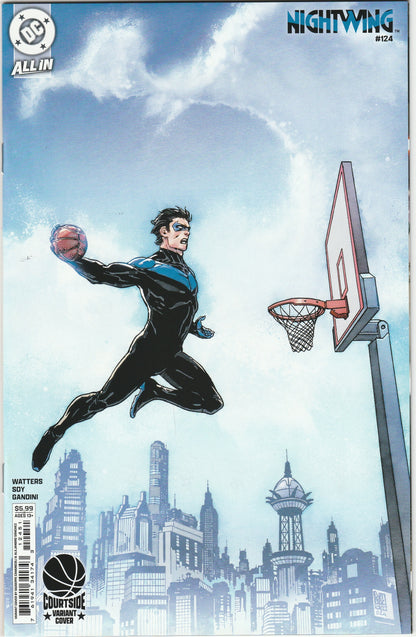 Nightwing #124 Giuseppe Camuncoli Courtside Variant Darthsig Dual Copy Edition CGC 9.8 Slab + Raw Comic
