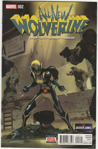 All-New Wolverine #2 Darthsig Dual Copy Edition CBCS 9.6 Slab + Raw Comic First Gabby