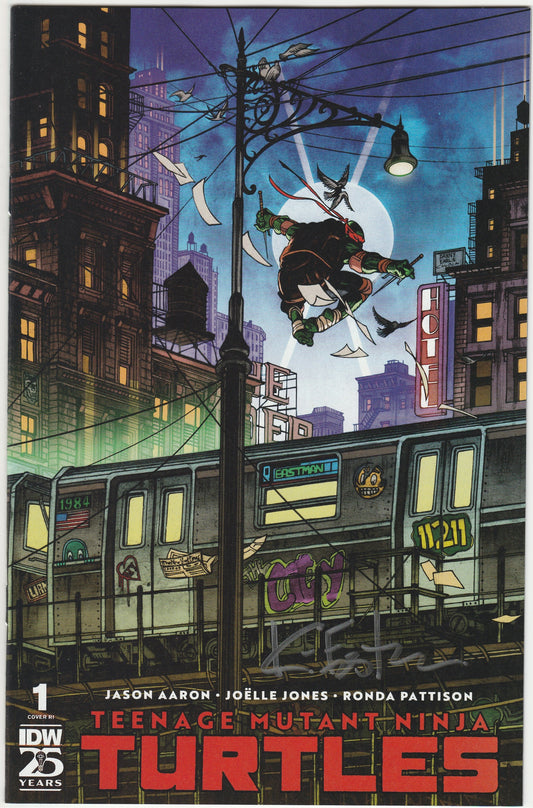Teenage Mutant Ninja Turtles Vol. 6 #1 Danny Earls 1:25 Connecting Variant Signed by Kevin Eastman w/ COA