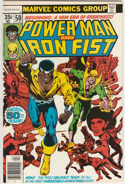 Power Man and Iron Fist #50 Newsstand Comic – Team-Up Begins, Amanda Sefton Cameo