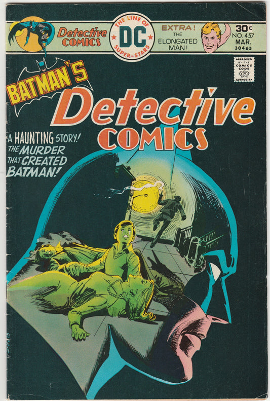 Detective Comics #457 Bronze Age Batman Comic – 1st app. Dr. Leslie Thompkins