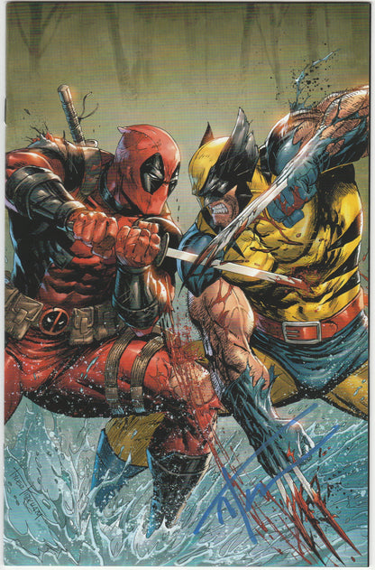 Deadpool & Wolverine: WWIII #2 Tyler Kirkham Virgin Variant Signed w/ COA