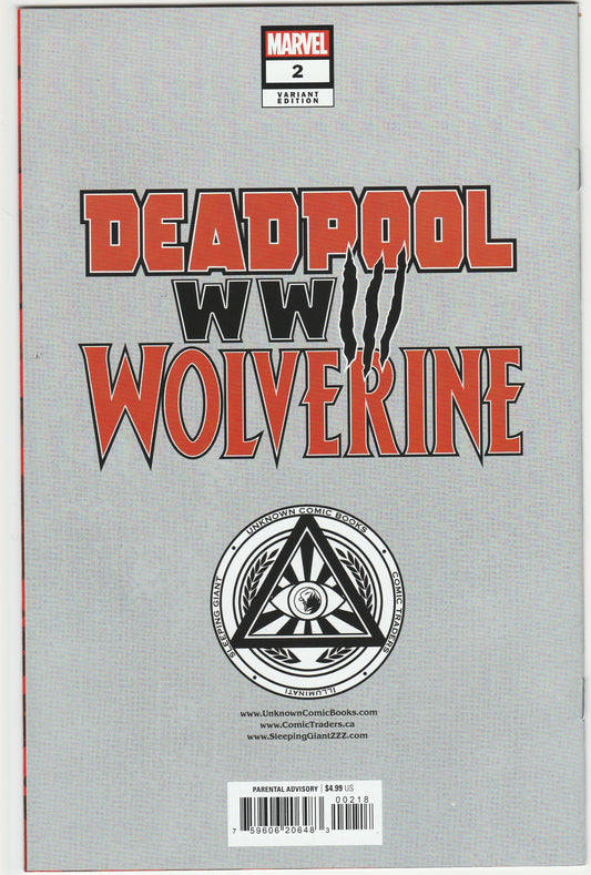 Deadpool & Wolverine: WWIII #2 Tyler Kirkham Virgin Variant Signed w/ COA