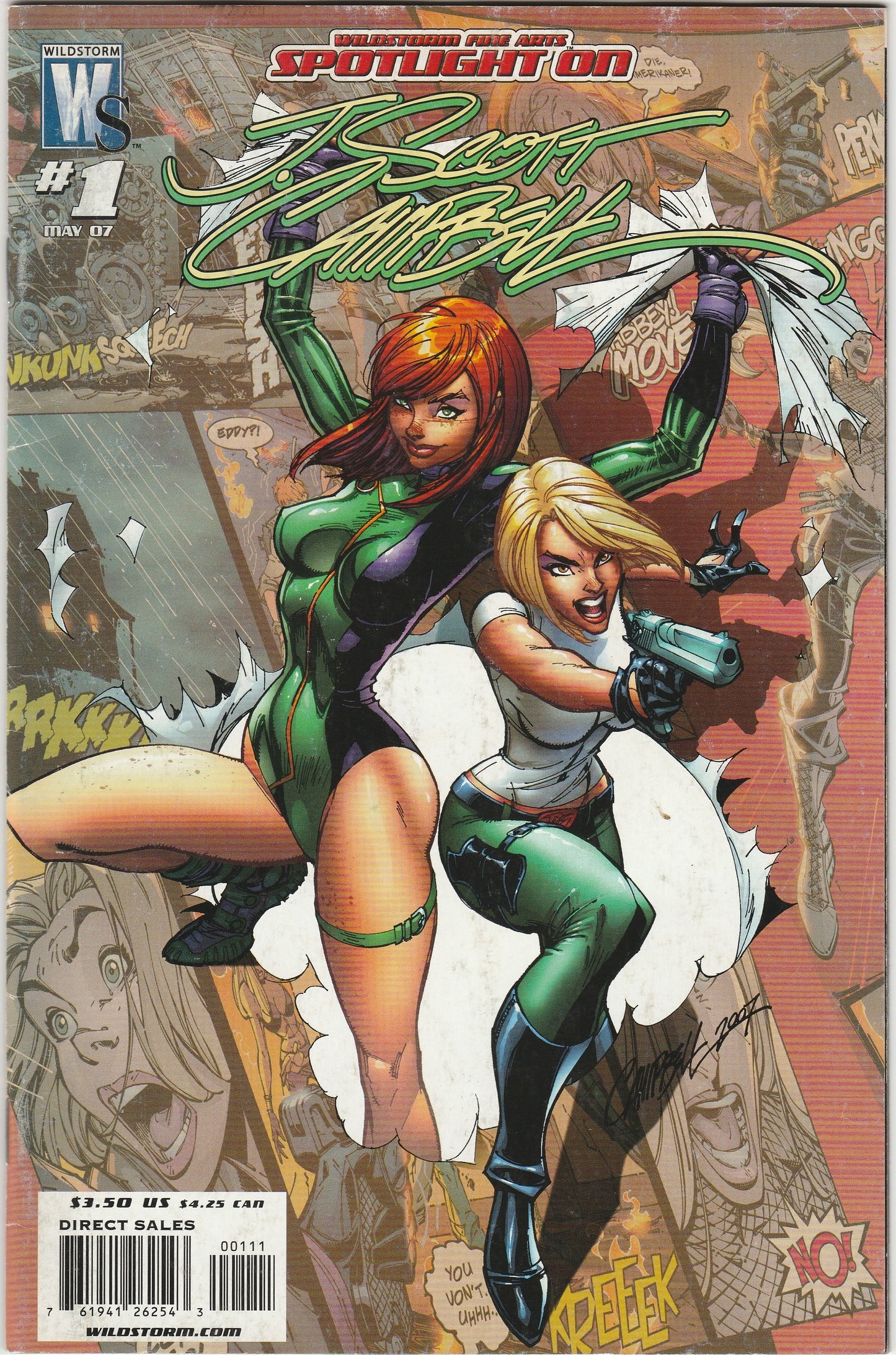 Wildstorm Fine Arts: Spotlight On J. Scott Campbell #1 Wildstorm 2007 One-Shot