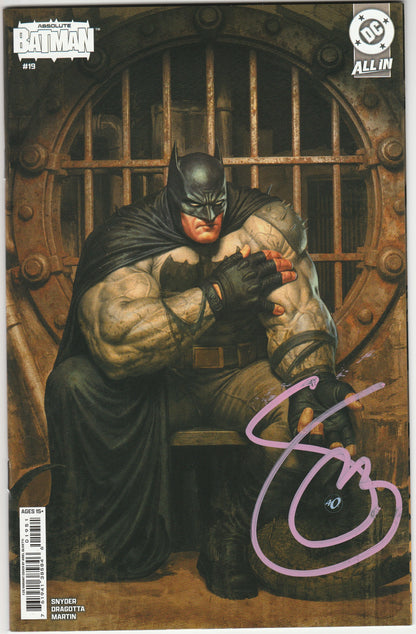 Absolute Batman #19 Ariel Olivetti 1:25 Incentive Variant Signed by Scott Snyder w/ COA