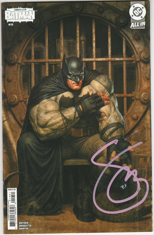Absolute Batman #19 Ariel Olivetti 1:25 Incentive Variant Signed by Scott Snyder w/ COA