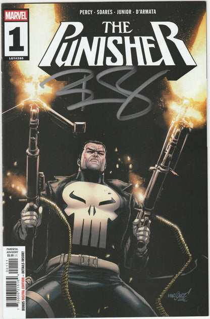 The Punisher Vol. 15 #1 First Print signed by Ben Percy Marvel Comic