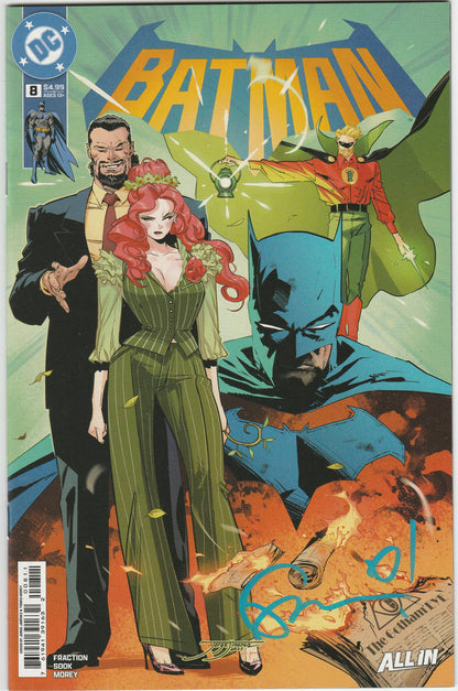 Batman Vol. 4 #8 Signed by Matt Fraction Ryan Sook Guest Artist DC Comics