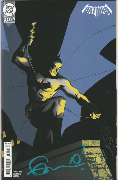 Batman Vol. 4 #5 Signed by Matt Fraction Crown of Storms DC Comic