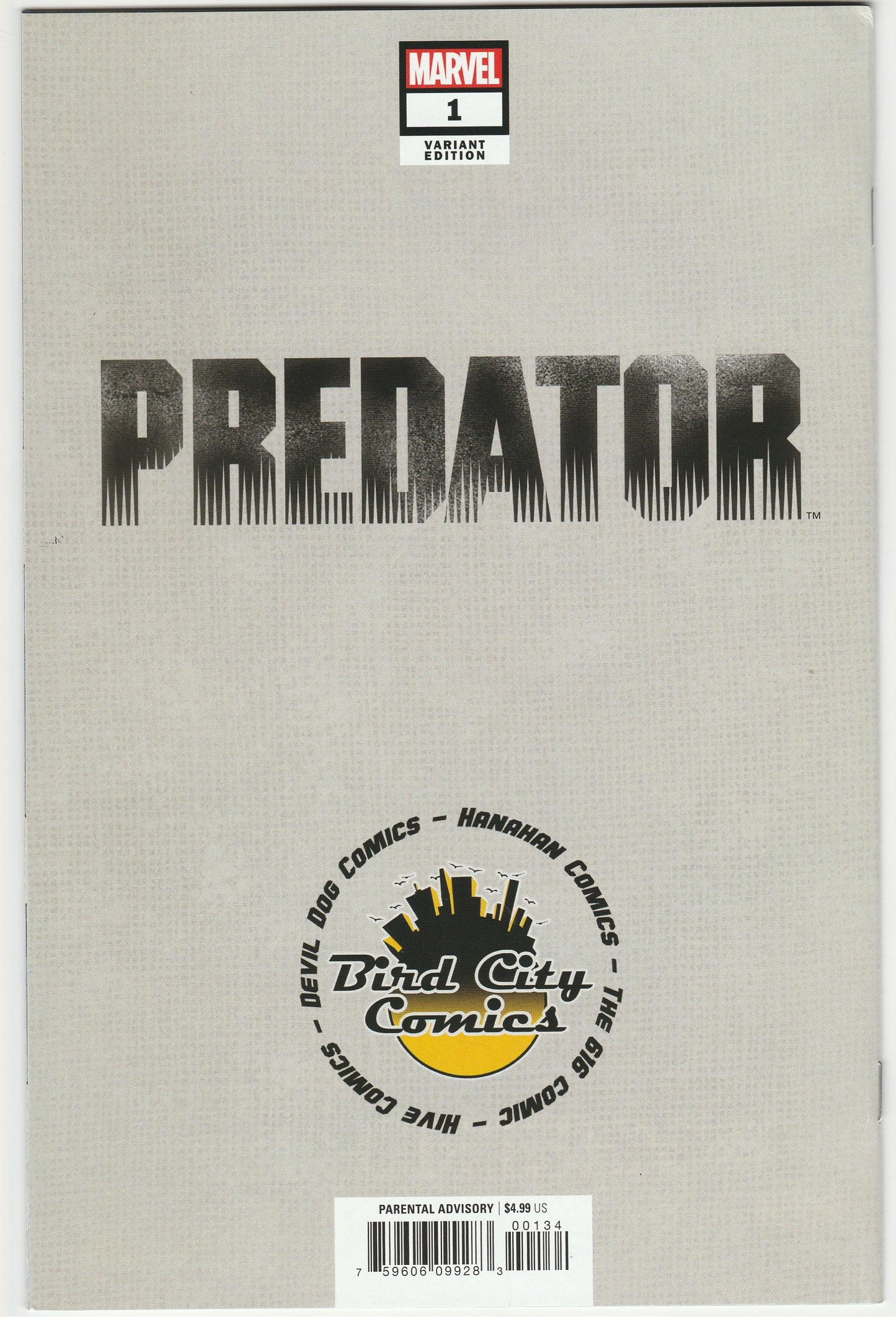 Predator #1 Skan Srisuwan Devil Dog Comics Exclusive Variant Marvel Comic