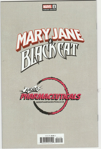 Mary Jane & Black Cat #1 Tyler Kirkham Exclusive Virgin Variant Signed w/ COA