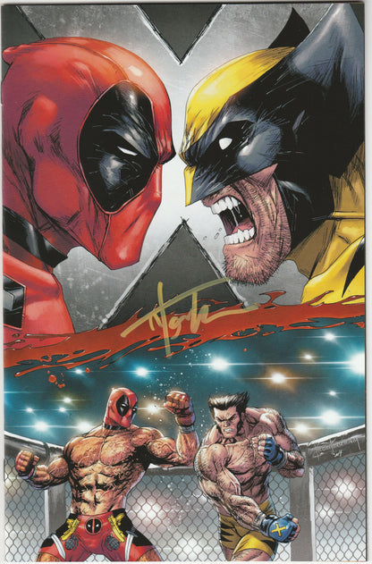 Deadpool & Wolverine: WWIII #3 Tyler Kirkham Exclusive Virgin Variant Signed by Tyler Kirkham w/ COA