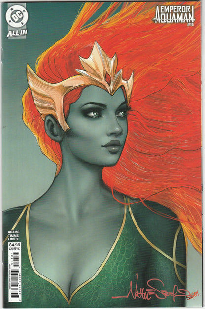 Aquaman 16 Nathan Szerdy Variant Signed w/ COA | DC All In