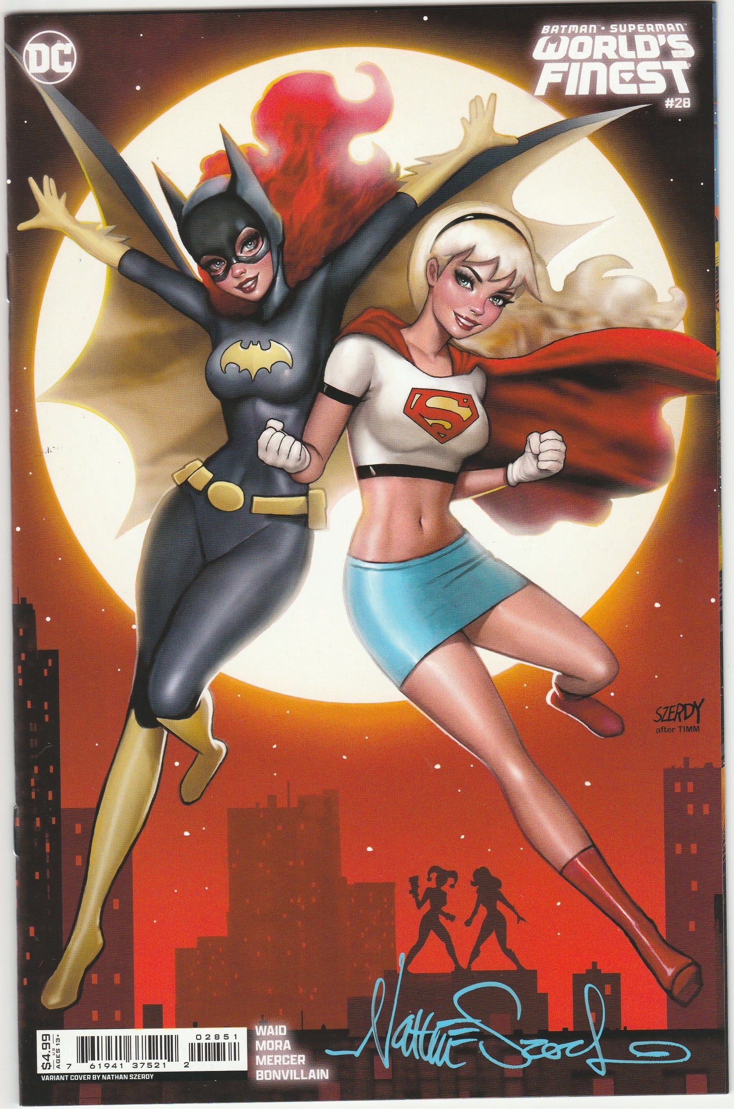 Batman/Superman: World’s Finest #28 Nathan Szerdy Variant Signed w/ COA