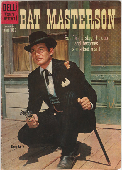 Bat Masterson #3 Dell Western Adventure 1960 10¢ Comic — Grade 3.0–3.5