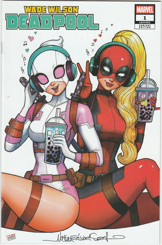 Wade Wilson: Deadpool #1 Nathan Szerdy Exclusive Variant Ltd 3000 Signed w/ COA