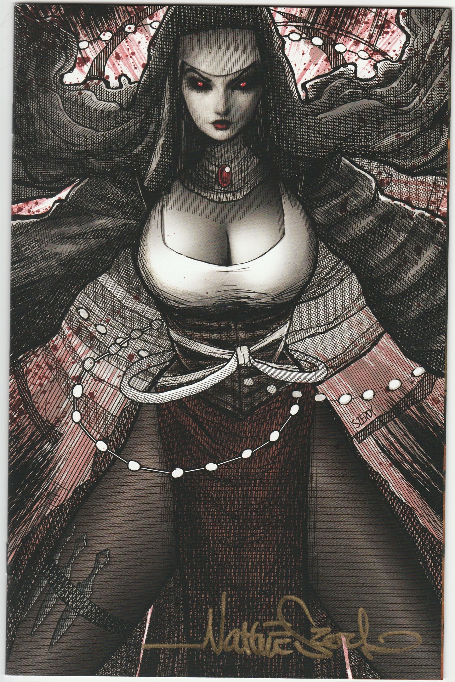 Marian Heretic #1 Nathan Szerdy Exclusive Variant Signed with COA