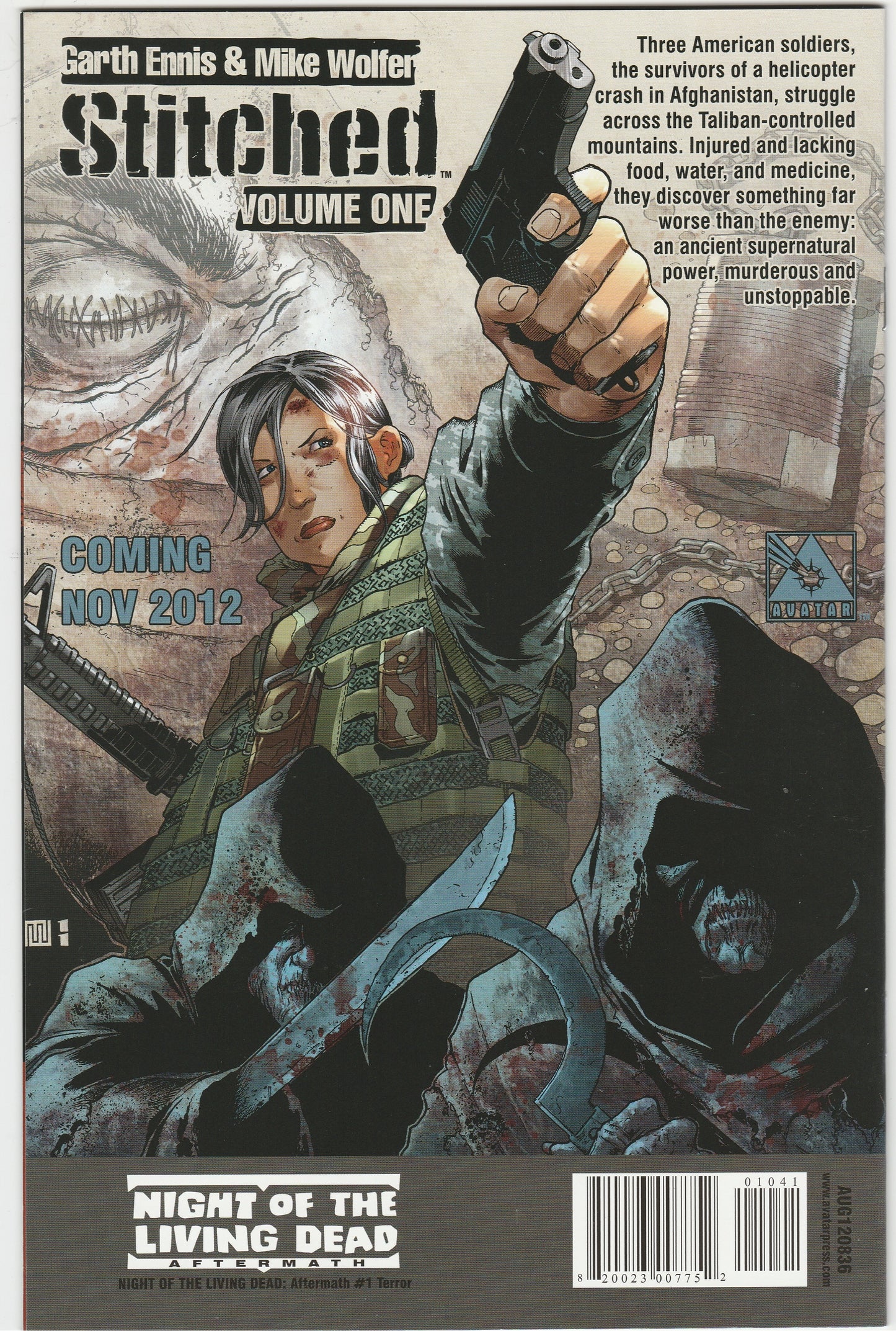 Night of the Living Dead: Aftermath #1 Terror Variant – Avatar Press