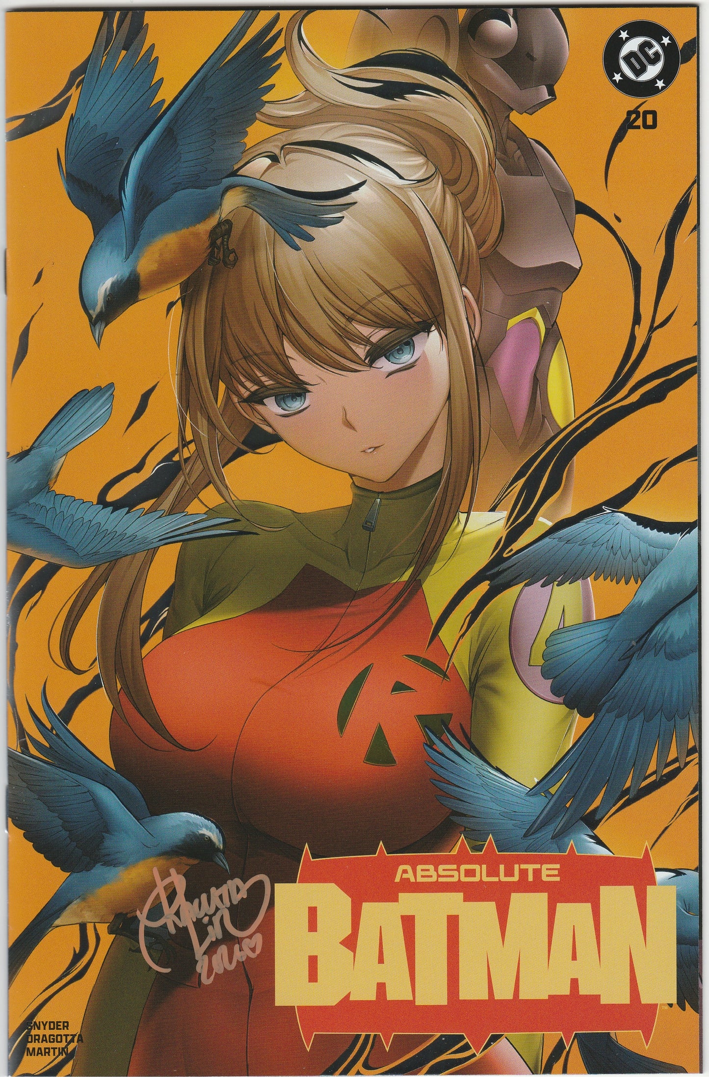 Absolute Batman #20 Rachta Lin Exclusive Foil Variant Signed with COA Ltd. 1000