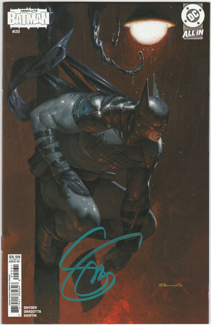 Absolute Batman #20 Fabrizio De Tommaso Variant Signed by Scott Snyder with COA