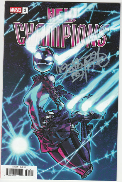 New Champions #1 Rose Besch Variant Signed with COA – First Team Appearance