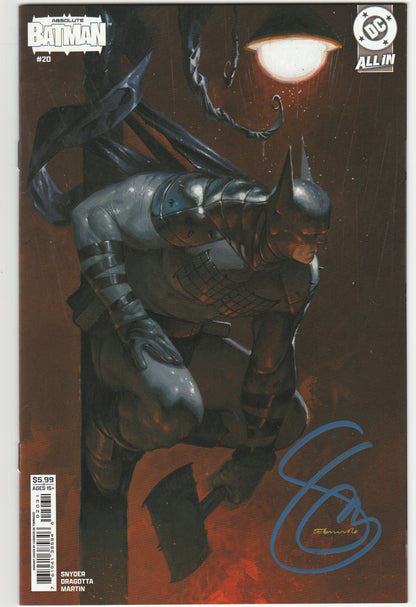 Absolute Batman #20 Fabrizio De Tommaso Variant Signed by Scott Snyder with COA