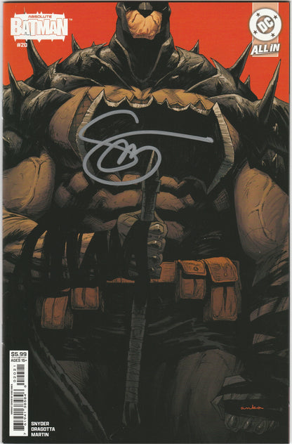 Absolute Batman #20 – Kris Anka Variant Signed by Scott Snyder with COA