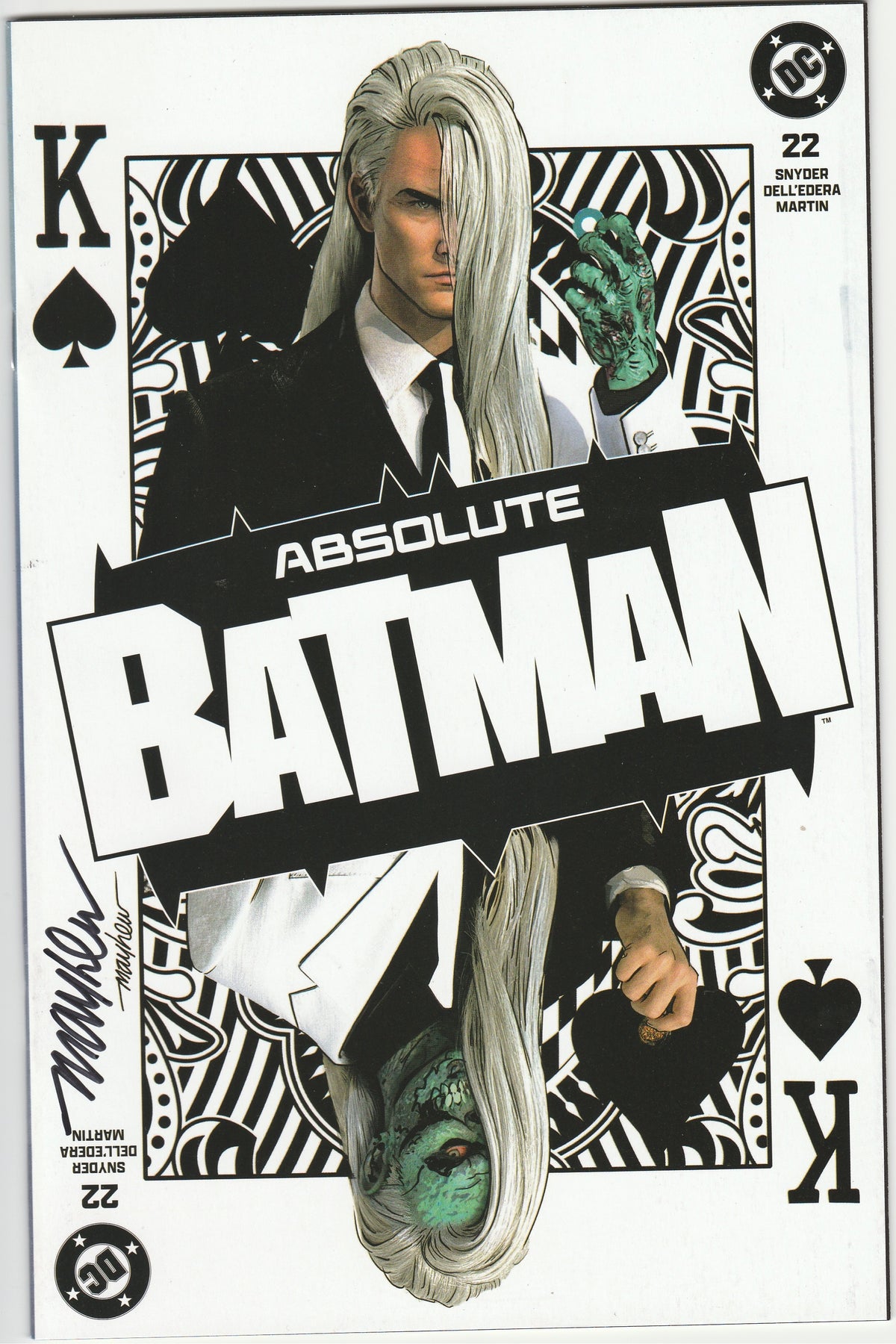 Absolute Batman #22 - Mike Mayhew Exclusive Variant (Ltd. 3000) - Signed by Mike Mayhew with COA