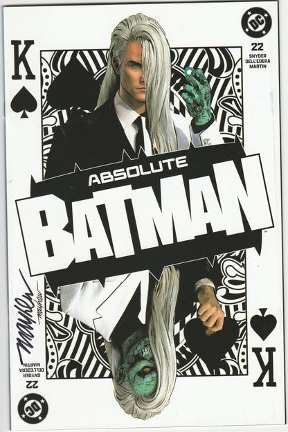 Absolute Batman #22 - Mike Mayhew Exclusive Variant (Ltd. 3000) - Signed by Mike Mayhew with COA