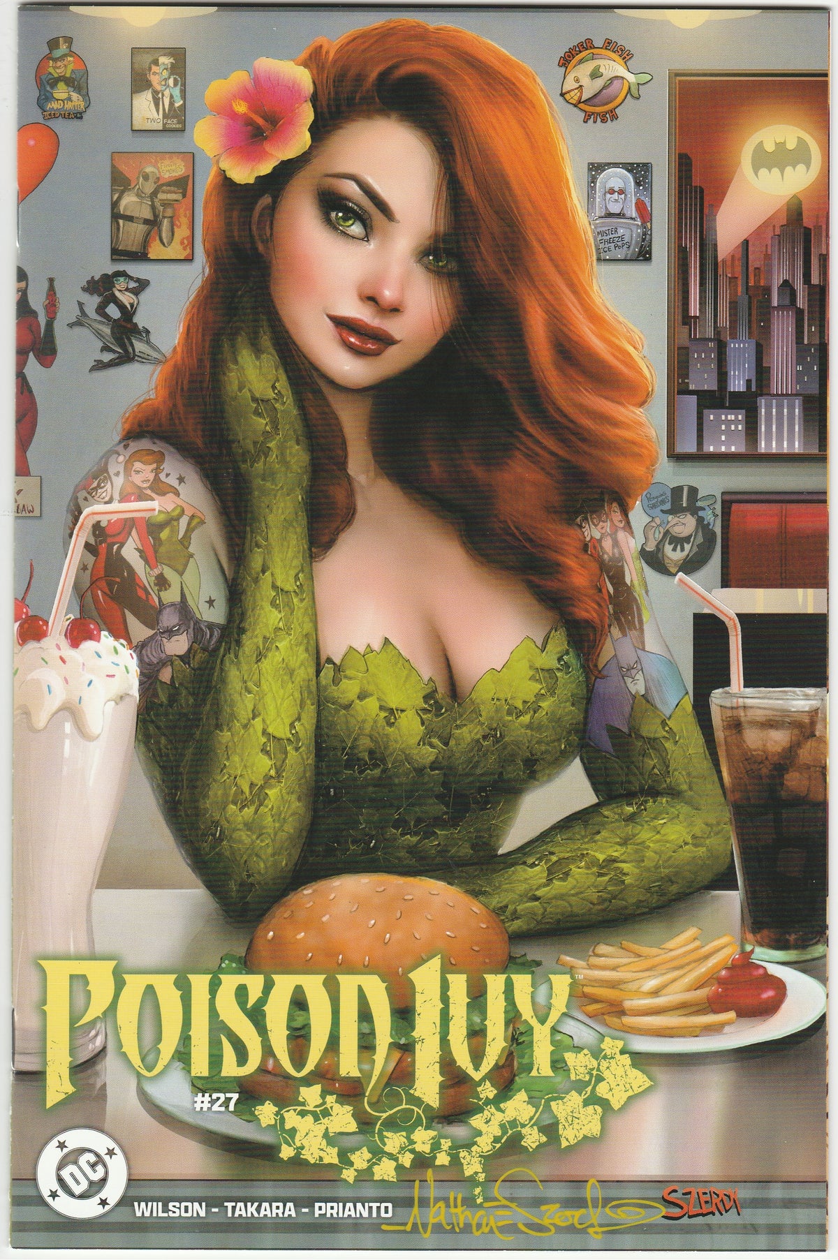 Poison Ivy #27 – Nathan Szerdy Exclusive Diner Variant Signed with COA – Limited to 3000
