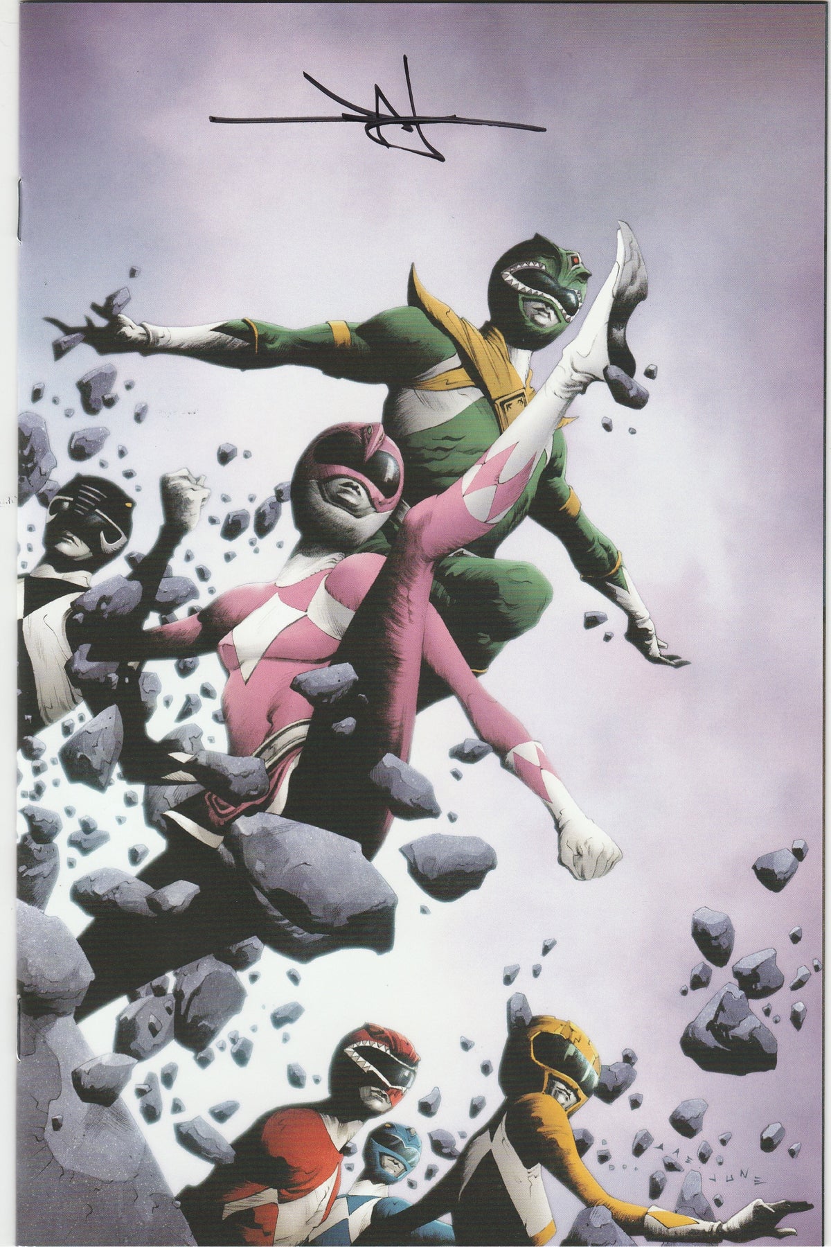 Mighty Morphin Power Rangers: The Return #1 – Jae Lee Exclusive Variant Signed – Limited to 500