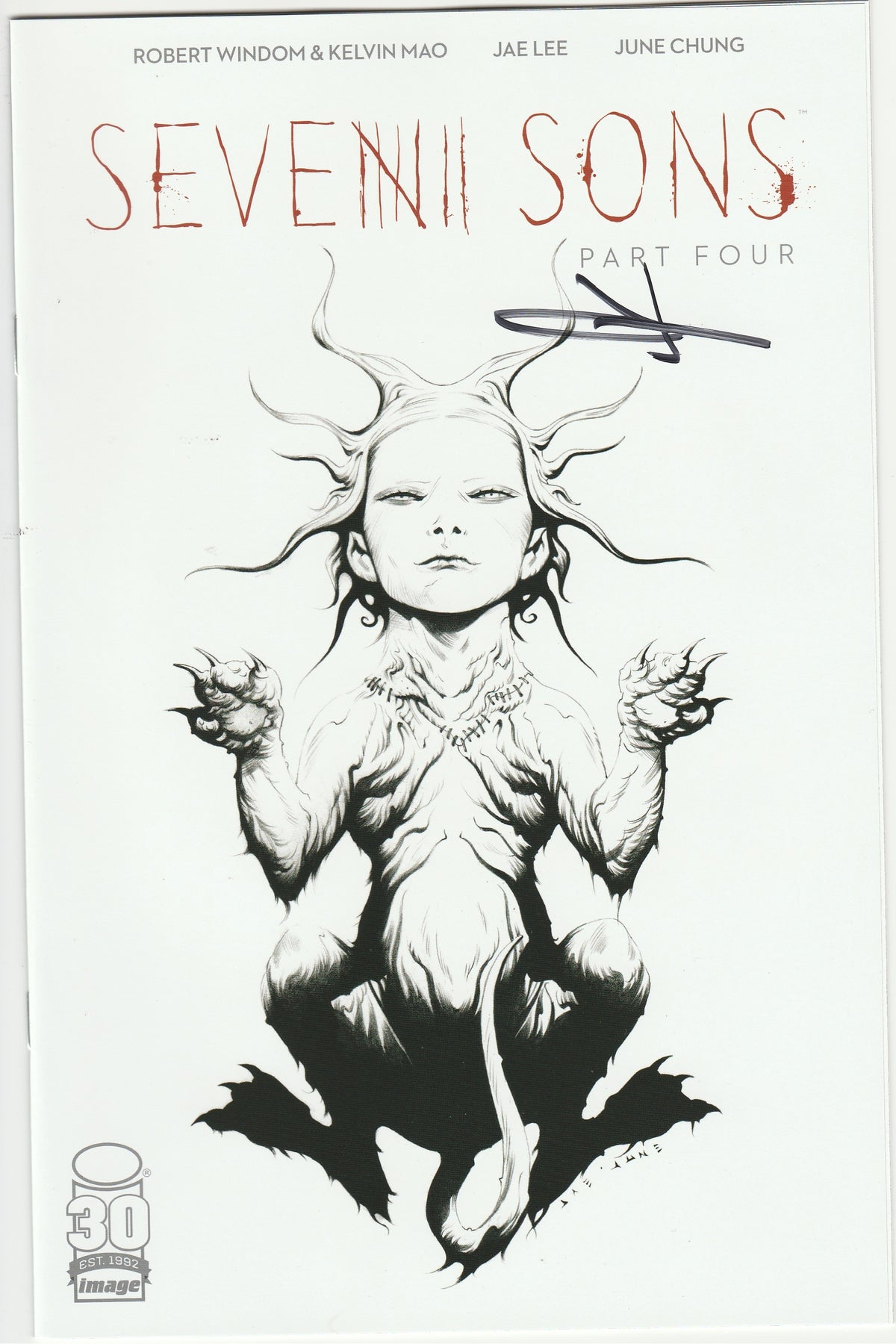 Seven Sons #4 - Signed Jae Lee Variant with COA
